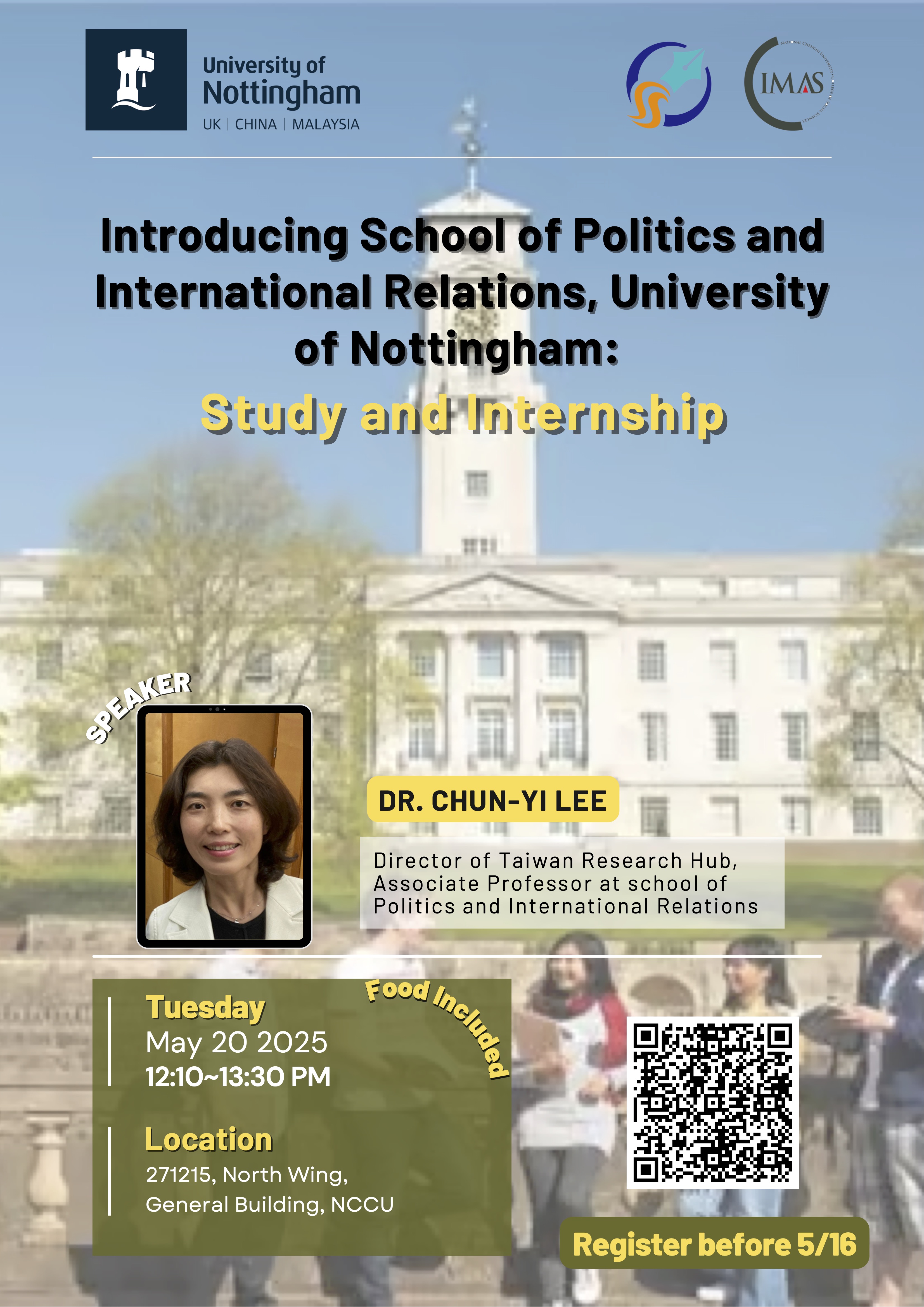 Introducing School of Politics and International Relations, University of Nottingham: Study and Internship
